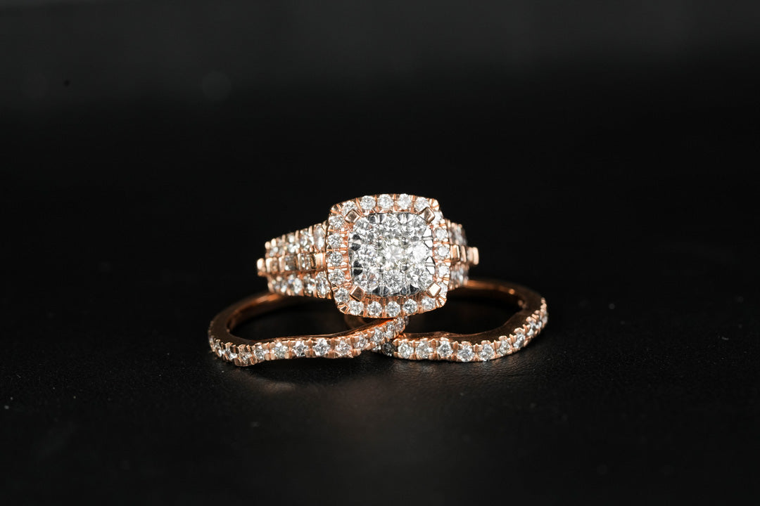 3 Piece Ring Band 14K Gold